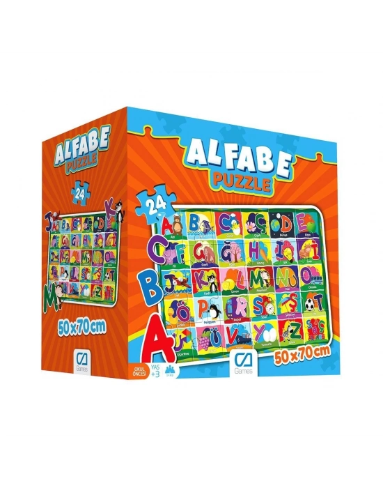 ÇOK SATAN 5027 Alfabe Yer Puzzle -CA Games