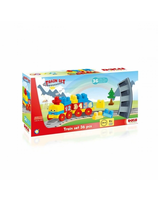 ÇOK SATAN 5080 Dolu Tren Yol Set Yapı Blokları 36 Parça