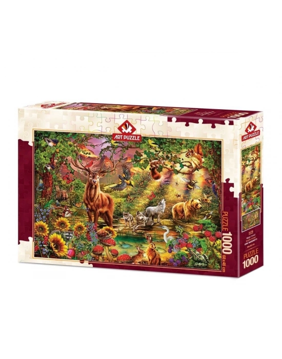 ÇOK SATAN 5176 Art Puzzle Büyülü Orman 1000 Parça Puzzle