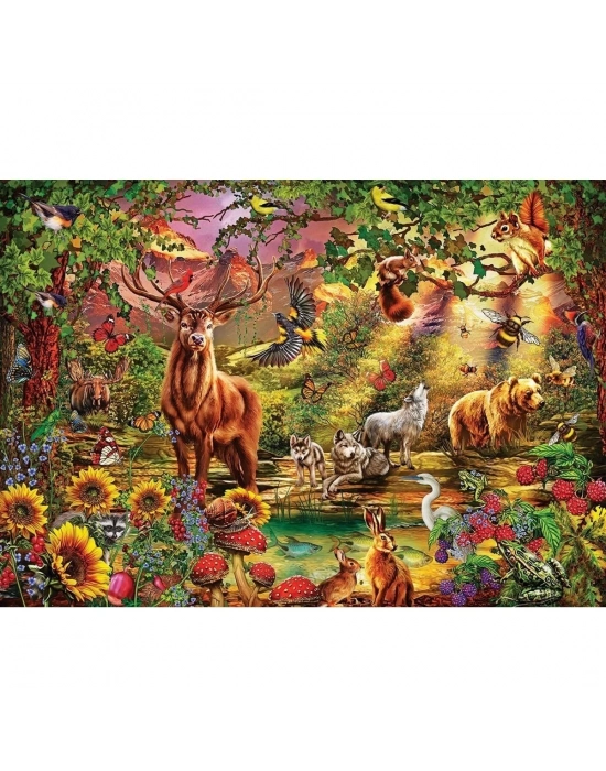 ÇOK SATAN 5176 Art Puzzle Büyülü Orman 1000 Parça Puzzle