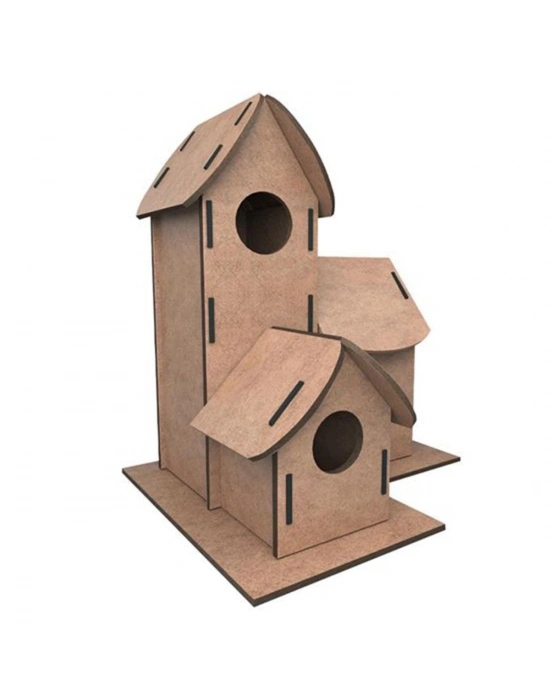 ÇOK SATAN 5269 KUMTOYS KUŞ EVİ 3LÜ