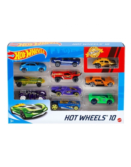 ÇOK SATAN 54886 Hot Wheels 10lu Araba Seti - Karışık Asorti
