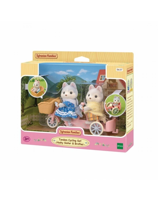 ÇOK SATAN 5637 Sylvanian Families Tandem Bisiklet ve Haskiler +3 yaş
