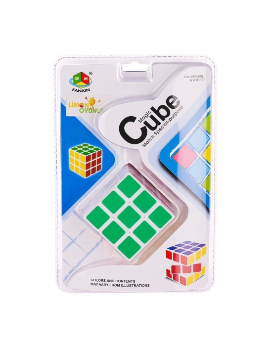 ÇOK SATAN 581-5-5D Magic Zeka Küpü 3x3x3 -Limon Oyuncak