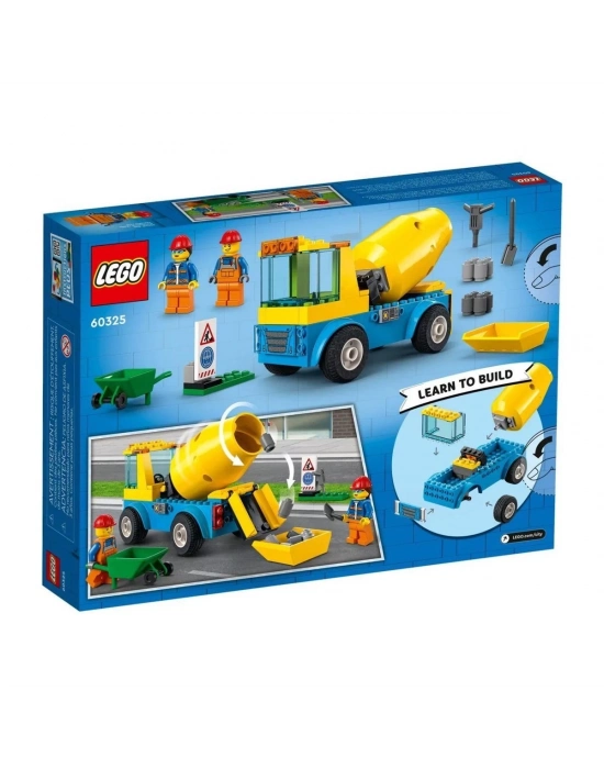 ÇOK SATAN 60325 LEGO® City - Beton Mikseri, 85 parça, +4 yaş