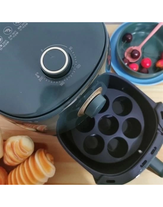 ÇOK SATAN 7 Gözlü Silikon Çok Amaçlı Airfryer Muffin Cupcake Kek ve Çörek Pişirme Kalıbı