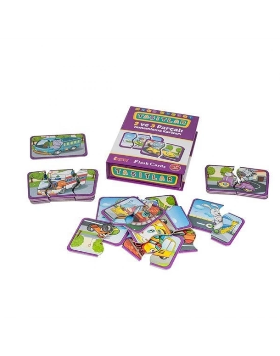 ÇOK SATAN 7192 DıyToy, Flash Cards - Taşıtlar / +18 ay