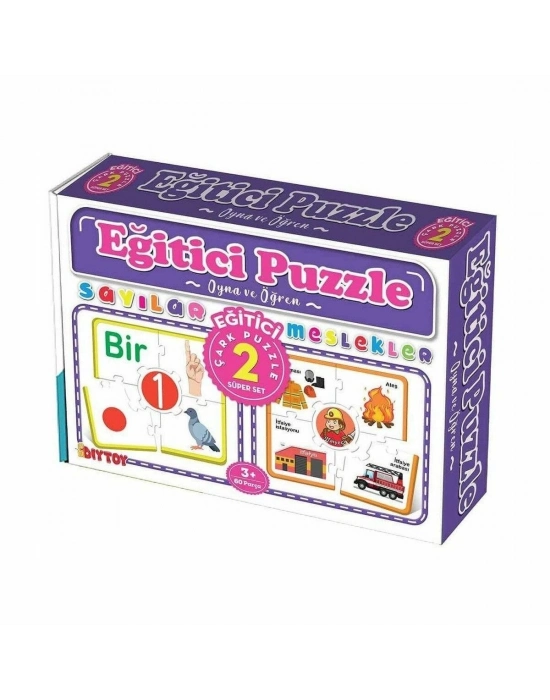 ÇOK SATAN 7193 Çark Puzzle Sayılar -Dıytoy