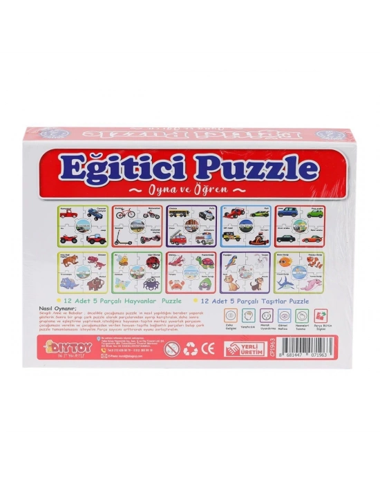 ÇOK SATAN 7196 ÇARK PUZZLE HAYVANLAR