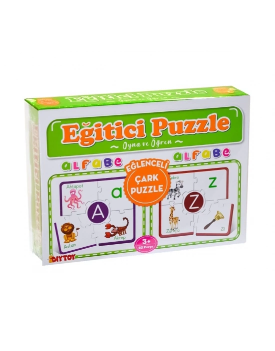 ÇOK SATAN 7197 Çark Puzzle Alfabe -Oyna Öğren - Dıytoy