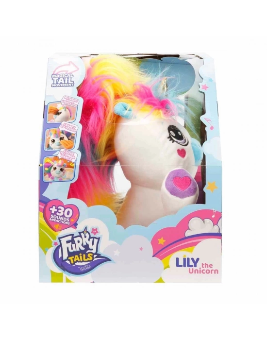 ÇOK SATAN 72033 Lily Sesli ve Işıklı Unicorn Peluş