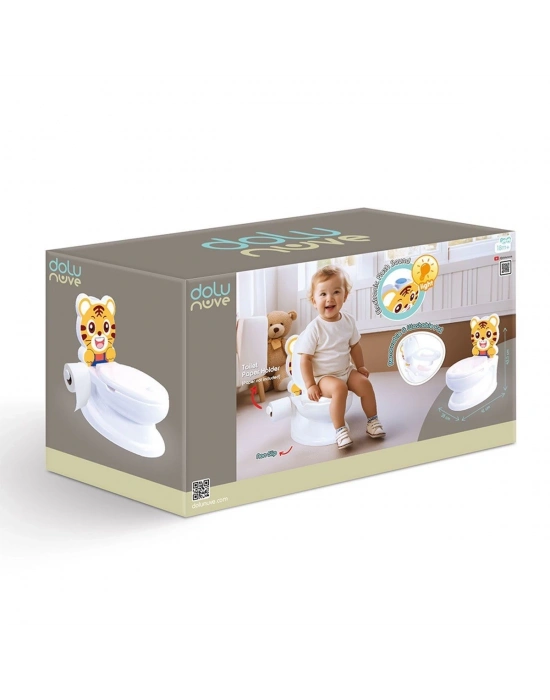 ÇOK SATAN 7239 Kaplan Eğitici Klozet -Dolu Oyuncak