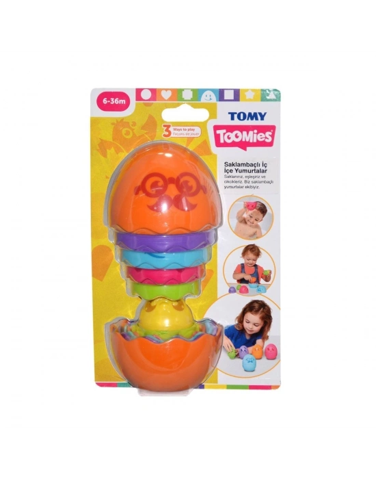 ÇOK SATAN 73080 Tomy, İç İçe Yumurtalar, 6-36 ay