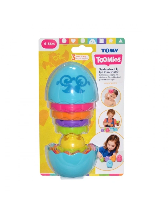 ÇOK SATAN 73080 Tomy, İç İçe Yumurtalar, 6-36 ay