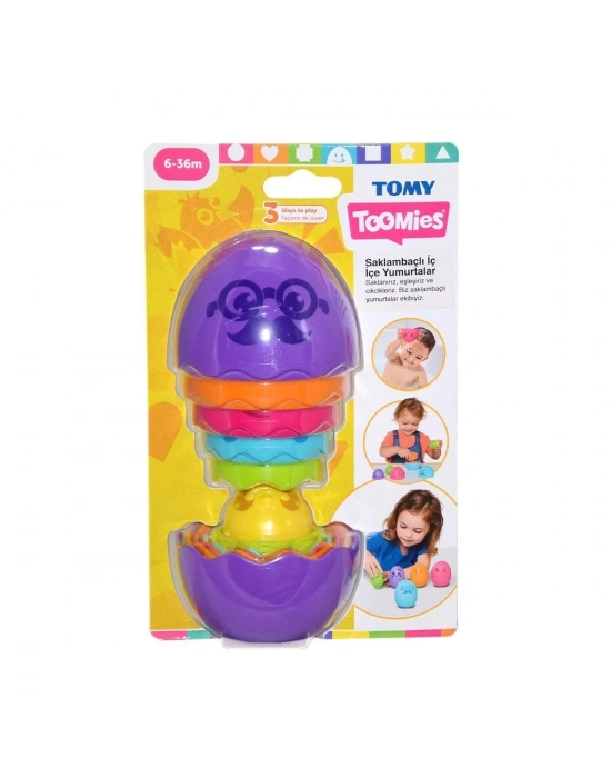 ÇOK SATAN 73080 Tomy, İç İçe Yumurtalar, 6-36 ay
