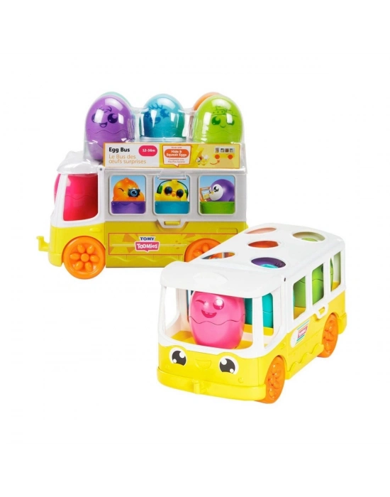 ÇOK SATAN 73098 Tomy, Yumurta Otobüsü, 12-36 ay