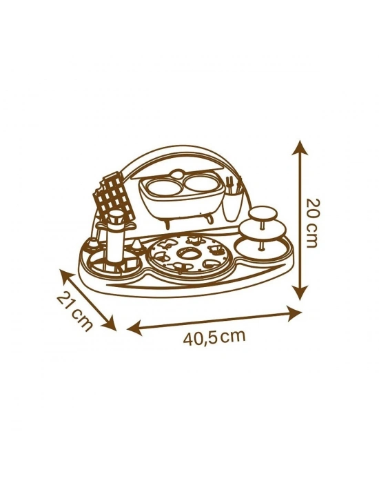 ÇOK SATAN 7600312116 Smoby Chef Çikolata Fabrikası Oyun Seti