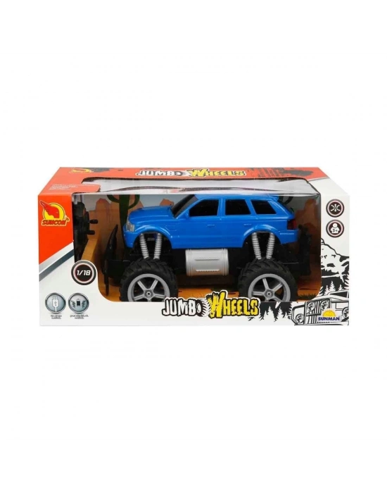 ÇOK SATAN 80012 1:18 Uzaktan Kumandalı Jumbo Wheels Usb Şarjlı Araba