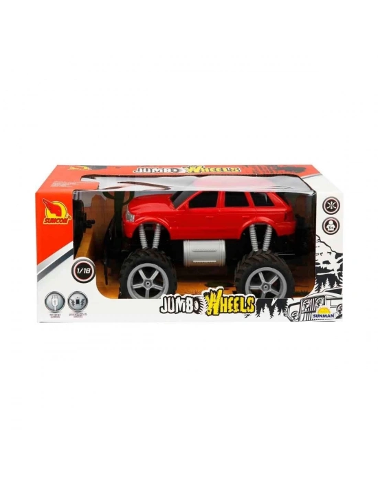 ÇOK SATAN 80012 1:18 Uzaktan Kumandalı Jumbo Wheels Usb Şarjlı Araba