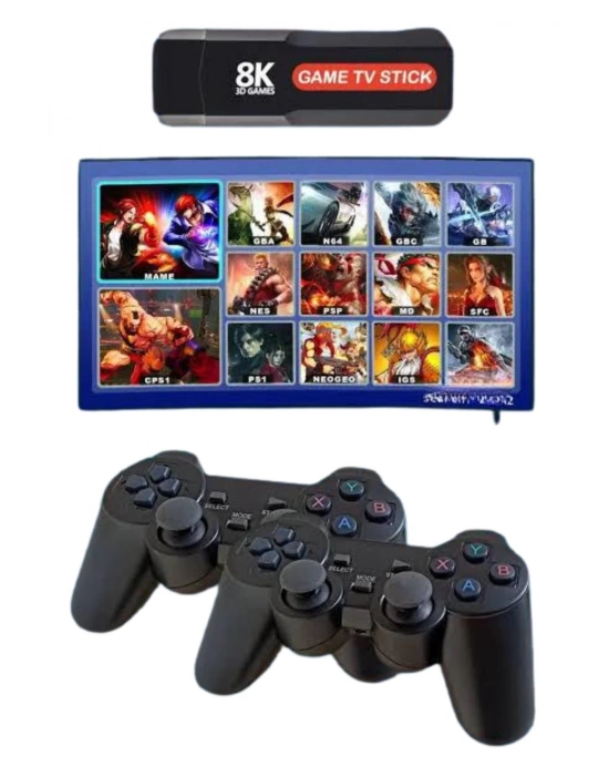 ÇOK SATAN 8K Ultra HD Game Box 36500 Oyunlu Game Stick Oyun Konsolu