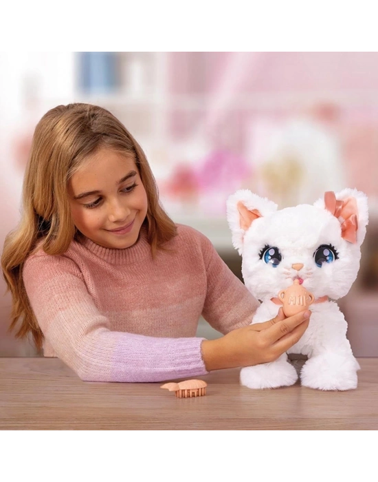 ÇOK SATAN 90773  Hareketli ve Sesli Sevimli Peluş Kedicik Bella