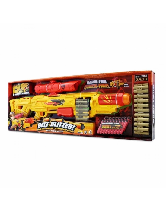 ÇOK SATAN 91955 Belt Blitzer 18 Mermili Sünger Dart Atan Silah -Sunman