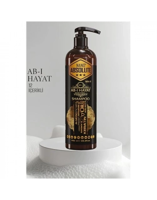 ÇOK SATAN Ab-ı Hayat Nano Saç Şampuanı 12 İçerikli Absolute Professional