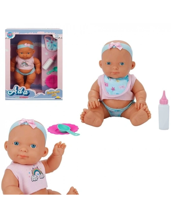 ÇOK SATAN Ada Bebek Beslenme Seti 23 cm Oyuncak Et Bebek