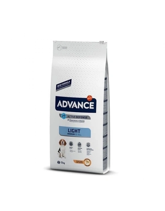 ÇOK SATAN Advance Light Medium Tavuklu Orta Irk Diyet Köpek Maması 12 Kg