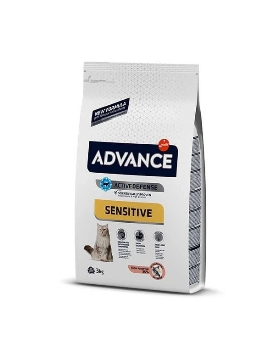 ÇOK SATAN Advance Sensitive Somonlu Hassas Yetişkin Kedi Maması 3 Kg