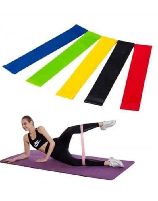 ÇOK SATAN Aerobik Bant 5 Li Pilates Yoga Bandı *