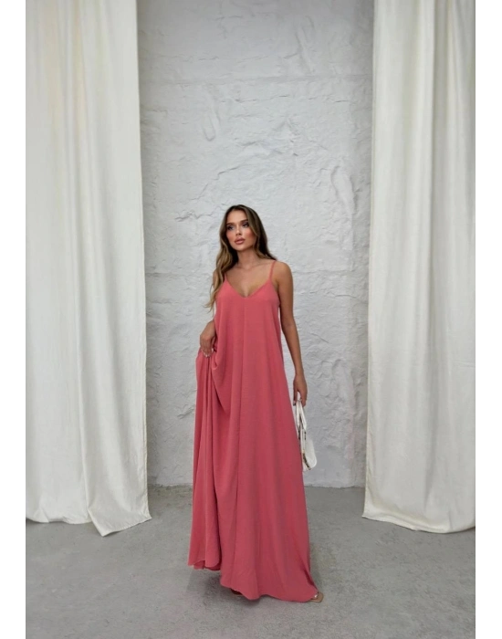 Aerobin uzun elbise pembe pt