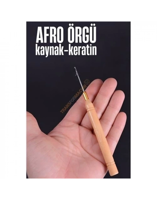 ÇOK SATAN Afro Örgü İğnesi Saç Kaynak Keratin Tığı