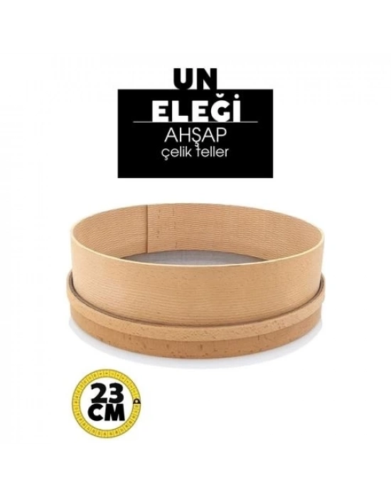 ÇOK SATAN Ahşap Un Eleği 23 CM