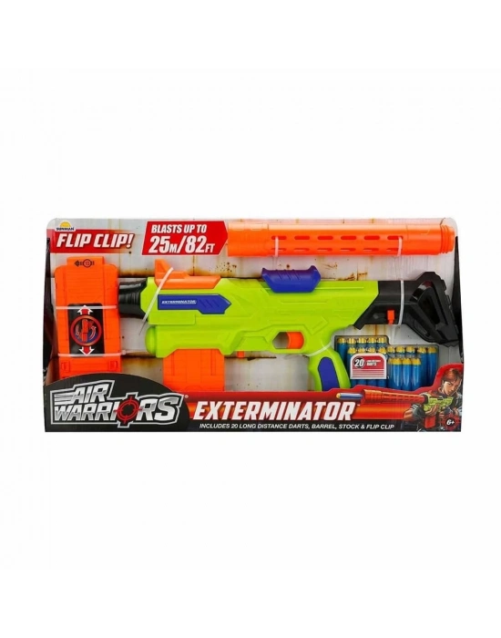 ÇOK SATAN Air Warriors Exterminator Sünger Dart Atan Silah