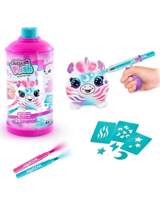 ÇOK SATAN Airbrush Boyanıp Yıkanabilen Mini Peluş Sürpriz Paket