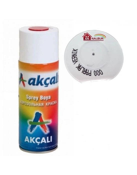 ® Akçalı Sprey Boya 400 ml 000 Parlak Vernik