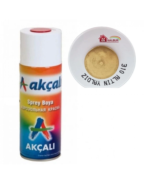 ® Akçalı Sprey Boya 400 ml 310 Altın Yaldız
