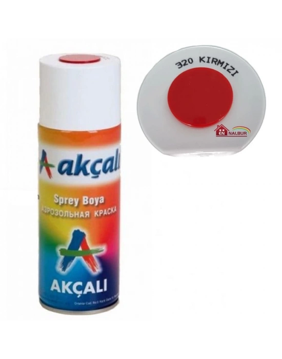 ® Akçalı Sprey Boya 400 ml 320 Kırmızı