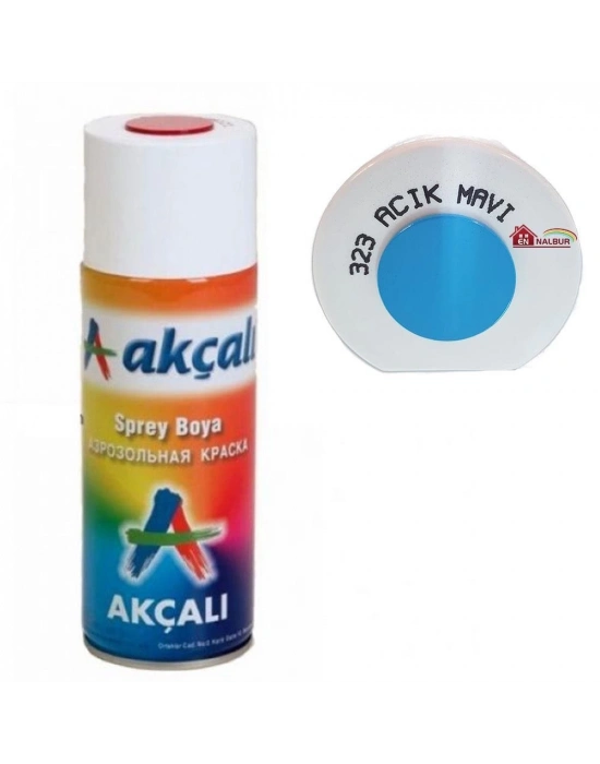 ® Akçalı Sprey Boya 400 ml 323 Açık Mavi