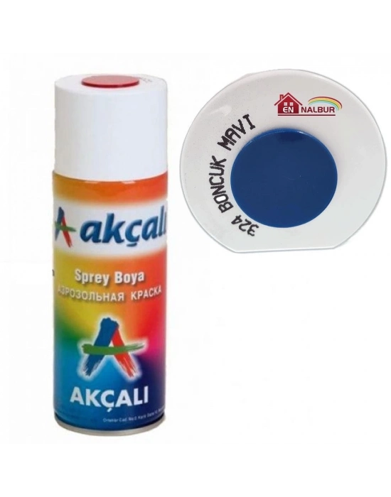® Akçalı Sprey Boya 400 ml 324 Boncuk Mavi