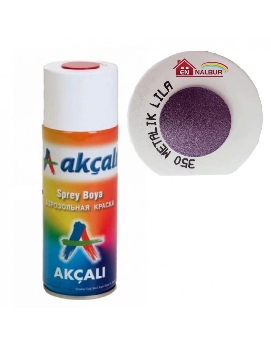 ® Akçalı Sprey Boya 400 ml 350 Metalik Lila