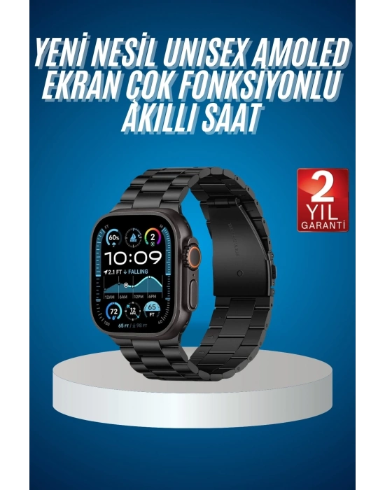 ÇOK SATAN Akıllı Saat 3 Kordonlu Waterproof Adımsayar, Titreşim ve GPS Özelliği