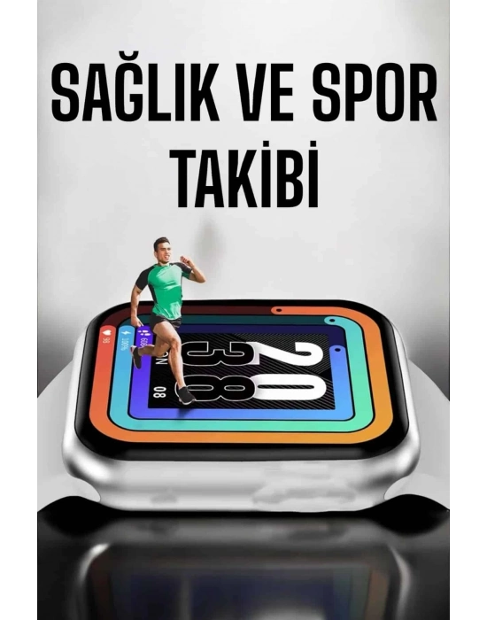 ÇOK SATAN Akıllı Saat Amoled Ekran Yeni Nesil Bluetooth Bağlantılı