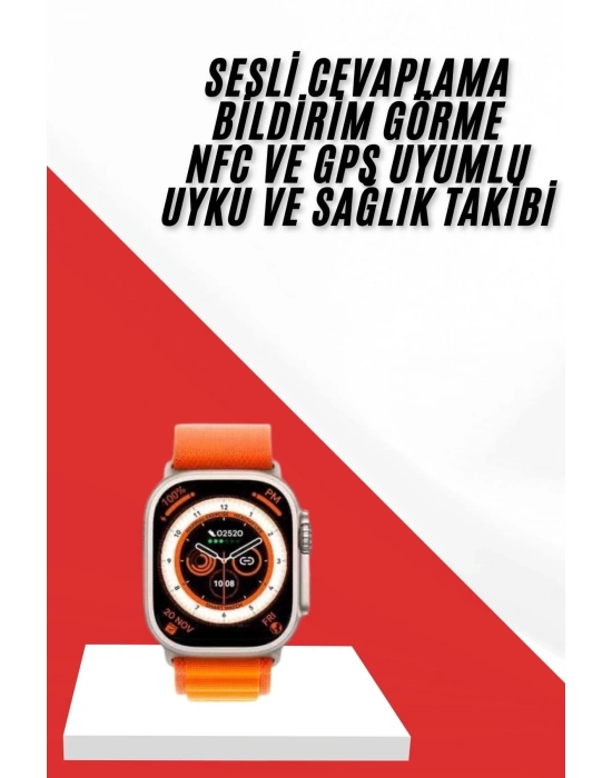 ÇOK SATAN Akıllı Saat GPS Özelliği Bildirim Görme Adımsayar Sesli Görüşme Yapabilen