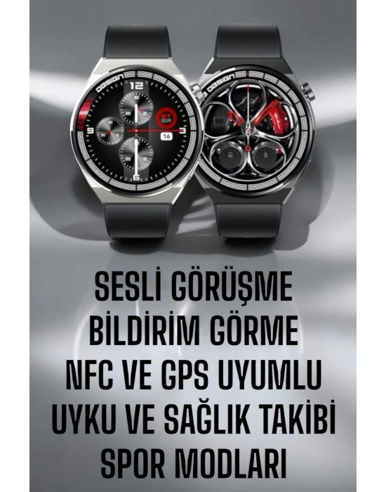 ÇOK SATAN Akıllı Saat GPS VE NFC Özelliği Sesli Görüşme Dokunmstik Ekran