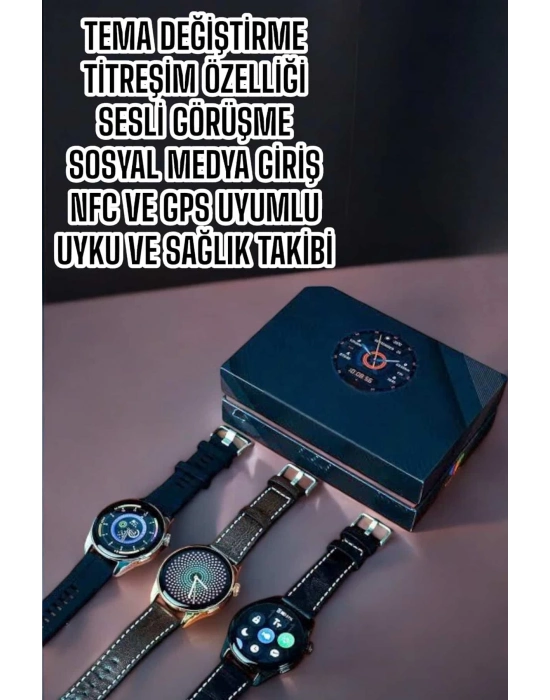 ÇOK SATAN Akıllı Saat Sesli Görüşme NFC ve GPS Uyumlu Bluetooth Bağlantılı