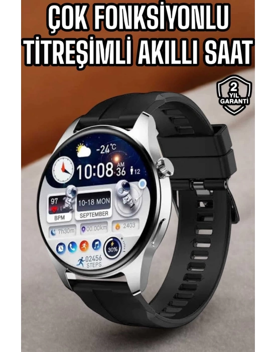 ÇOK SATAN Akıllı Saat Tema Değiştirme Titreşimli Bluetooth Bağlantılı NFC Ve GPS Uyumlu