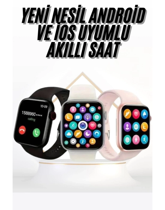ÇOK SATAN Akıllı Saat Uyku ve Sağlık Takibi Arama Cevaplama 44 MM Amoled Ekran