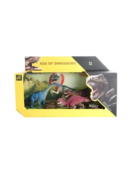 ÇOK SATAN Aksesuarlı Model Dinozor Seti 4 lü